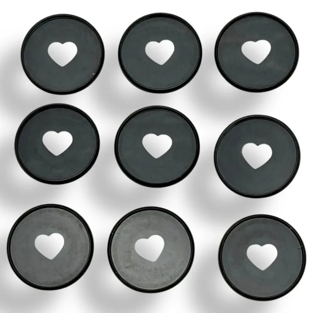 The Happy Planner Plastic Disks Set of 9 Black